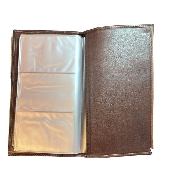 Boulder Ridge Private Label Brown Leather 2x3 36 Small Photo Album - Picture 3 of 4